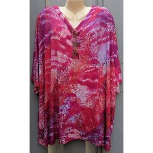 Catherine's Cold Shoulder Animal Chain Lace-up 5X